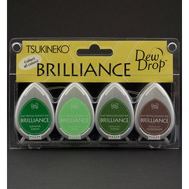 FARBE / STEMPELKISSEN Brilliance Dew Drop - Juego de 4