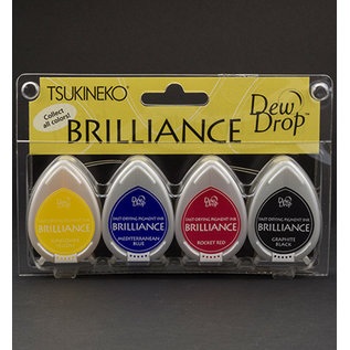 FARBE / STEMPELKISSEN Brilliance Dew Drop - Set de 4 - Copy