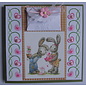 Bilder, 3D Bilder und ausgestanzte Teile usw... A4, Blat met beeldjes: Bunny Love