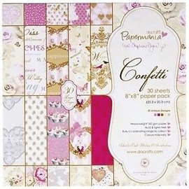 Elisabeth Craft Dies , By Lene, Lawn Fawn Bloc de papier pour cartes et scrapbook, 20,3 x 20,3 cm