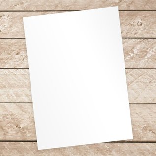 Karten und Scrapbooking Papier, Papier blöcke Luksus kvalitetspapir med høy glans i hvitt! Inneholder 10 blader, 250 g / m².
