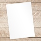 Karten und Scrapbooking Papier, Papier blöcke Luksus kvalitetspapir med højglans i hvid! Indeholder 10 blade, 250 g / m².