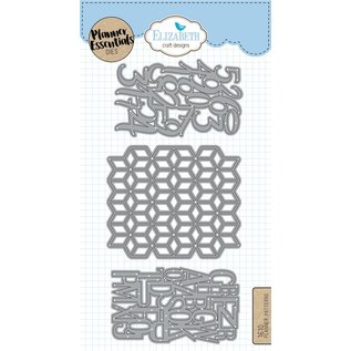 Elisabeth Craft Dies , By Lene, Lawn Fawn Matrices de découpe, Planner Patterns