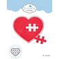 Elisabeth Craft Dies , By Lene, Lawn Fawn Stansemaler, Puzzle Heart