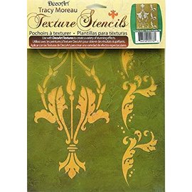 Modellieren 3 plantillas de textura DecoArt, A4, por Tracy Moreau, Acanthus Borders