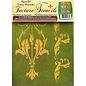 Modellieren 3 plantillas de textura DecoArt, A4, por Tracy Moreau, Acanthus Borders