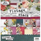 DCWV und Sugar Plum DCWV, Designer Block, "Vintage collage Strack", 48 Blatt, 30,5 x 30,5 cm