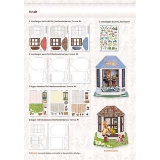 BASTELSETS / CRAFT KITS NUEVO! Juego completo de tarjetas para 3x tarjetas de ventana de bahía 3D!