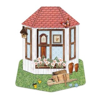 BASTELSETS / CRAFT KITS NEW! Complete card set for 3x 3D bay window cards!