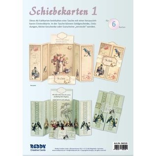 BASTELSETS / CRAFT KITS Komplettes Bastelset für 6 Schiebekarten!