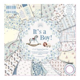 Karten und Scrapbooking Papier, Papier blöcke Bloc de diseño, It'sa boy, 30,5 x 30,5 cm, ¡48 páginas!