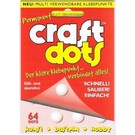 BASTELZUBEHÖR, WERKZEUG UND AUFBEWAHRUNG Craft glue: 64 glue dots, fast, clean, easy