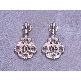 Embellishments / Verzierungen 2 abbellimenti in metallo, ornamenti in argento - Copy