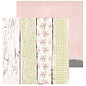 Kaisercraft und K&Company Emperor Force, Card and Scrapbook Paper, 16.5 x 16.5 cm, "Cottage Rose"