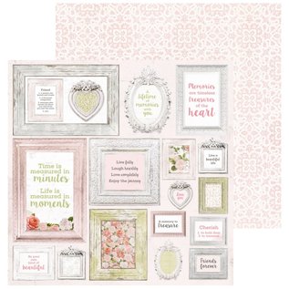 Kaisercraft und K&Company Carta imperatore, carta e scrapbook, 16,5 x 16,5 cm, "Cottage Rose"