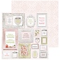 Kaisercraft und K&Company Emperor Force, papier pour cartes et albums, 16,5 x 16,5 cm, "Cottage Rose"