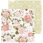 Kaisercraft und K&Company Fuerza del emperador, papel para tarjetas y álbumes de recortes, 16,5 x 16,5 cm, "Cottage Rose"