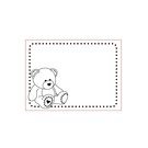 Elisabeth Craft Dies , By Lene, Lawn Fawn 3D embossingfolder A6: Bear, Baby