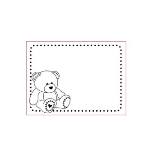 Elisabeth Craft Dies , By Lene, Lawn Fawn Dossier de gaufrage 3D A6: Bear, Baby