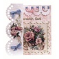 BASTELSETS / CRAFT KITS Kit completo de elaboración: para 4 tarjetas románticas plegables "rosas antiguas" A6