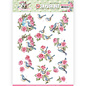 AMY DESIGN 3 verschiedene Vorgestanzte A4 Bogen : spring is here