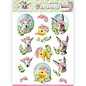 AMY DESIGN 3 verschiedene Vorgestanzte A4 Bogen : spring is here