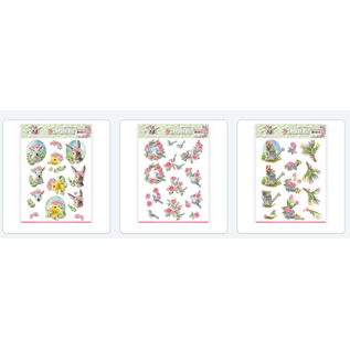 AMY DESIGN 3 different pre-cut A4 sheets: spring is here