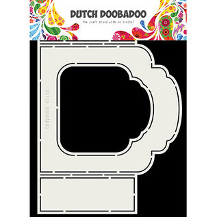 Dutch DooBaDoo Plantilla de plástico: Fold Card art label Barok