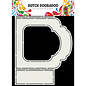 Dutch DooBaDoo Pochoir en plastique: étiquette d'art Fold Card Barok