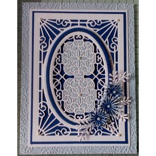 CREATIVE EXPRESSIONS und COUTURE CREATIONS Stamping template: Cathedral Background