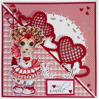 Joy!Crafts / Jeanine´s Art, Hobby Solutions Dies /  Bordüre mit Herzen, 140 x 51,5 mm