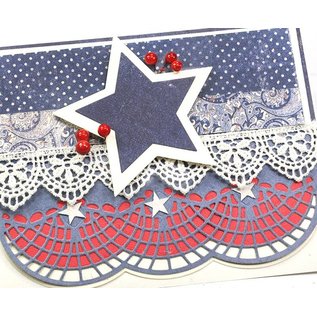 Spellbinders und Rayher cutting dies,  border