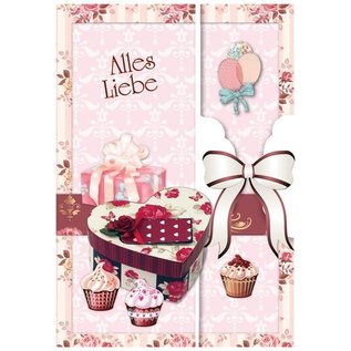 BASTELSETS / CRAFT KITS Ensemble de cartes d'anniversaire et autres occasions, pour 8 cartes!