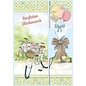 BASTELSETS / CRAFT KITS Birthday card set and other occasions, for 8 cards!