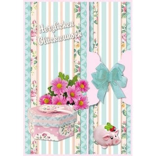 BASTELSETS / CRAFT KITS Birthday card set and other occasions, for 8 cards!