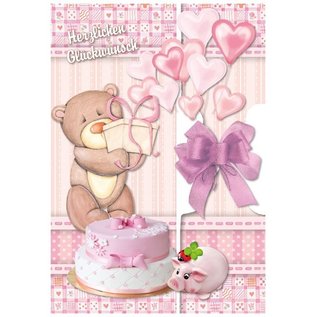 BASTELSETS / CRAFT KITS Ensemble de cartes d'anniversaire et autres occasions, pour 8 cartes!