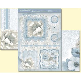 Hunkydory Luxus Sets & Sandy Designs Hunkydory luxe kaartenset voor verschillende gelegenheden, voor het ontwerp van kaarten, bloemen in grote raamkaarten met zilveren effect!