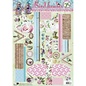 Vintage, Nostalgia und Shabby Shic A4 sheet with pre-punched motifs, for designing a Deco Birdhouse Vintage