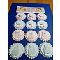 Embellishments / Verzierungen Baby Embellishments, 3D, 12 pieces!