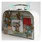 Objekten zum Dekorieren / objects for decorating 1 valise, blanc au choix du format: et 20 x 14 x 7,5 cm ou 24,5 x 18 x 8 cm