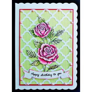 Penny Black Rubber stamp, vintage roses