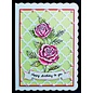 Penny Black Rubber stamp, vintage roses