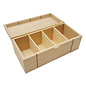 Holz, MDF, Pappe, Objekten zum Dekorieren Wooden box with compartments for decoration