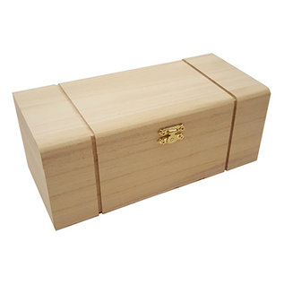 Holz, MDF, Pappe, Objekten zum Dekorieren Caja de madera con compartimentos para la decoración.