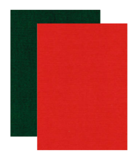 Onheil Openlijk dier Karten und Scrapbooking Papier, Papier blöcke Linnen karton, A4, 240 gr, 5  x kerst rood en 5 x kerst groen - Hobby-Crafts24.eu Nederlands