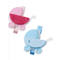 Embellishments / Verzierungen Carrello per bambini, circa 4 cm con clip, blu, 3 pezzi! Baby nella selezione per ragazze o ragazzi