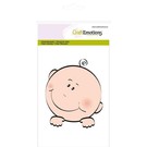 Craftemotions Stempel, transparent,  A6 - Baby Gesicht