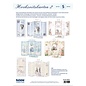 BASTELSETS / CRAFT KITS For design av 5 magiske foldingskort, tema bryllup