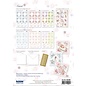 REDDY Craft Card Set, til 12 baby- / fødselsdagskort! 12 firkantede dobbeltkortformat 110 x 110 cm