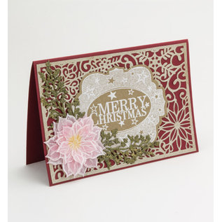 CREATIVE EXPRESSIONS und COUTURE CREATIONS Cutting and embossing die: Christmas star in the frame - only 1 in stock!